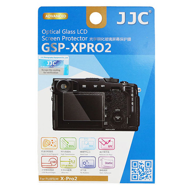 JJC Ultra-Thin Optical Glass LCD Screen Protector GSP-XPRO2 for Fujifilm X-Pro2 (Adhesive)