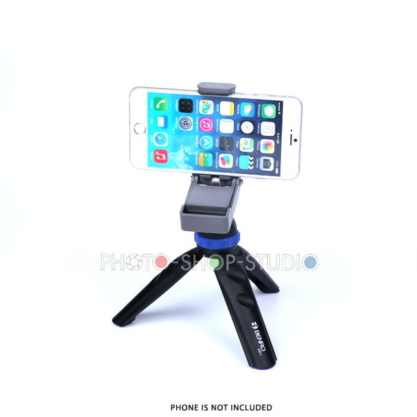 Benro Mini Tripod PocketPod PP1 with Ztylus Flip Mount for iPhone, Samsung