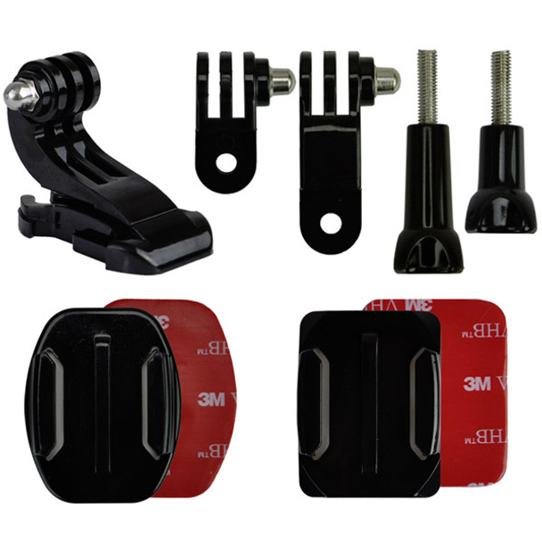 JJC GP-J16 Helmet Front Mount Kit for GoPro Hero 4 , 3+ , 3 , 2 , 1