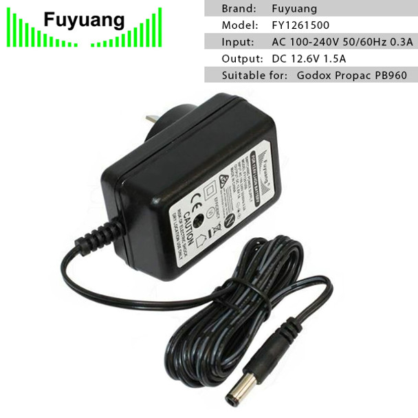 Fuyuang Propac 960 Charger Cable for Godox Propac PB960 (Australian Plug)