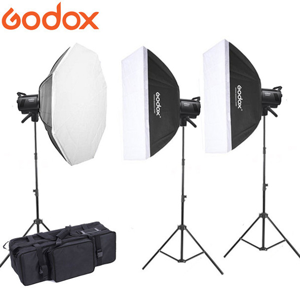 Godox 3x MS300V 300Ws Compact Studio Lighting Kit (5800K)