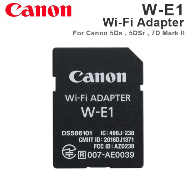 Canon W-E1 Wi-Fi Adapter for Canon EOS 5Ds , 5DSr , 7D Mark II 