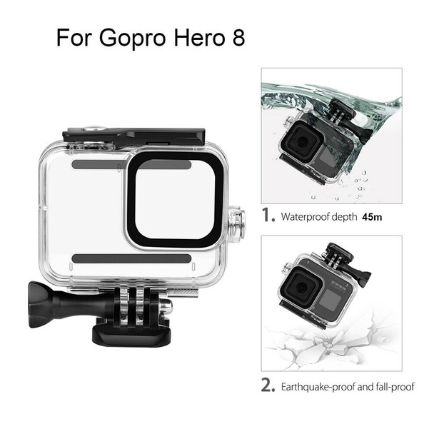 Fotolux GP8-WCPH Waterproof Case Diving Underwater Protective Housing for GoPro 8