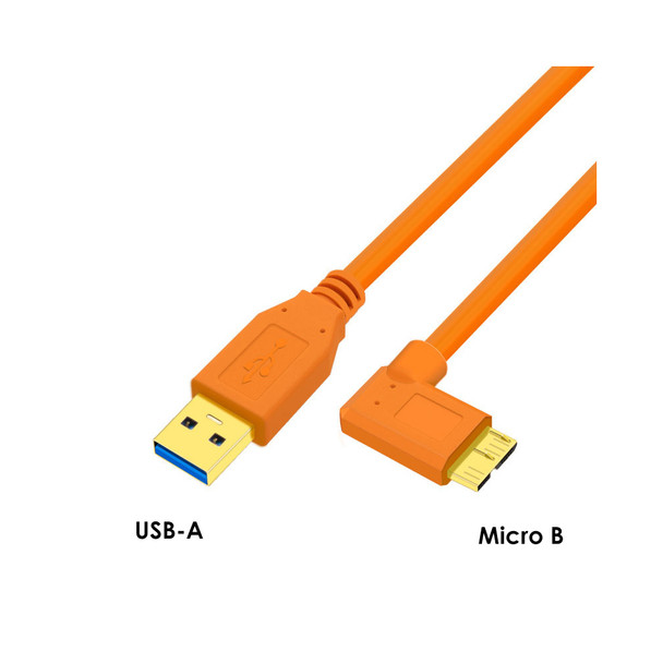 Fotolux USB-A to Micro B High Speed Tethering Cable (8m) for Canon , Nikon , Fujifilm