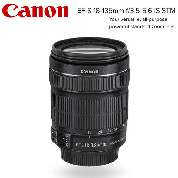 Canon EF-S 18-135mm f/3.5-5.6 IS STM Lens