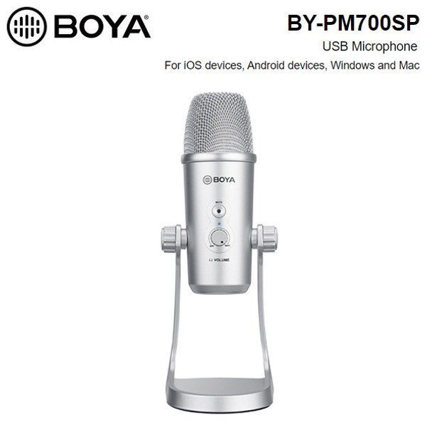 BOYA BY-PM700SP USB Microphone for iOS , Android , PC , Mac (USB / Type-C /Lightning)