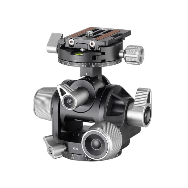 Leofoto G4 3-Axis Geared & Panning Head + NP60 QR Plate