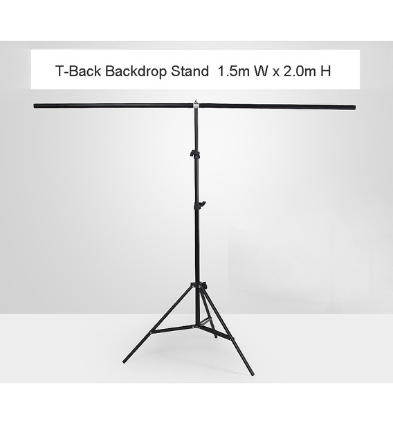 Fotolux  1.5 m x 2m T-Back Background Support Stand for Products  Photography