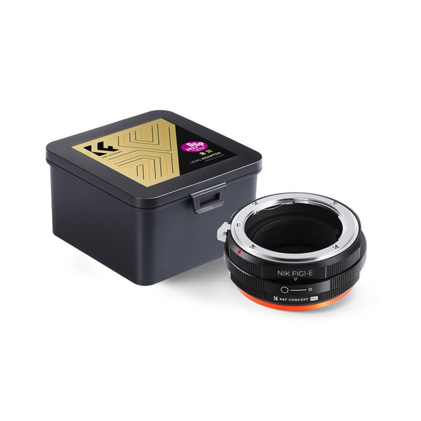 K&F Concept KF06.438 NIK(G)-NEX PRO Lens Adapter for Nikon AI / G /AF-S Lens to Sony NEX Mount Camera