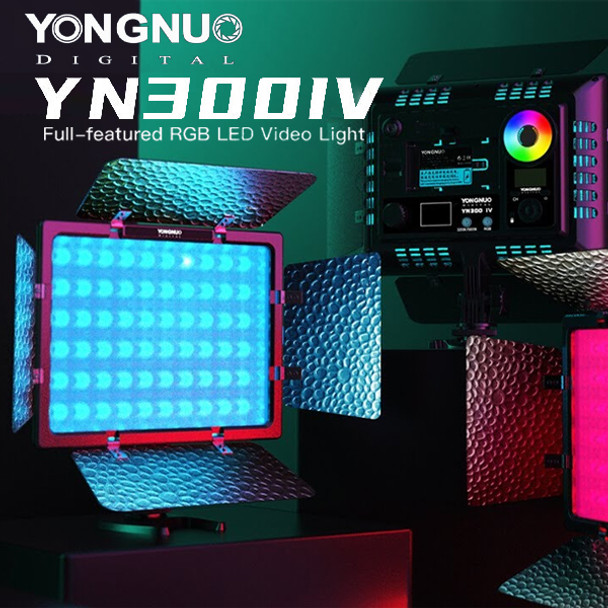 Yongnuo YN300IV 18W ( Medium size ) RGB LED Panel Video Light (3200-5600K)