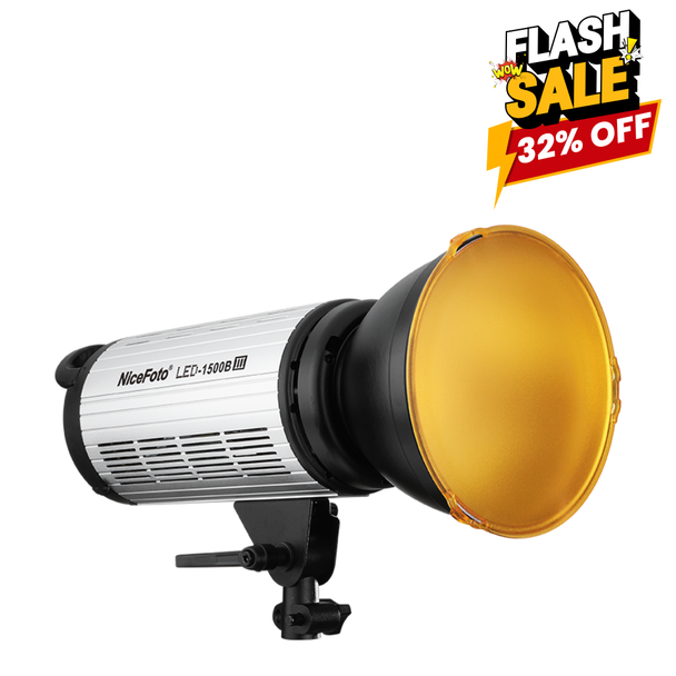 Nicefoto LED-1500BIII 150W AC Power COB LED Video Light (5500K ) Daylight