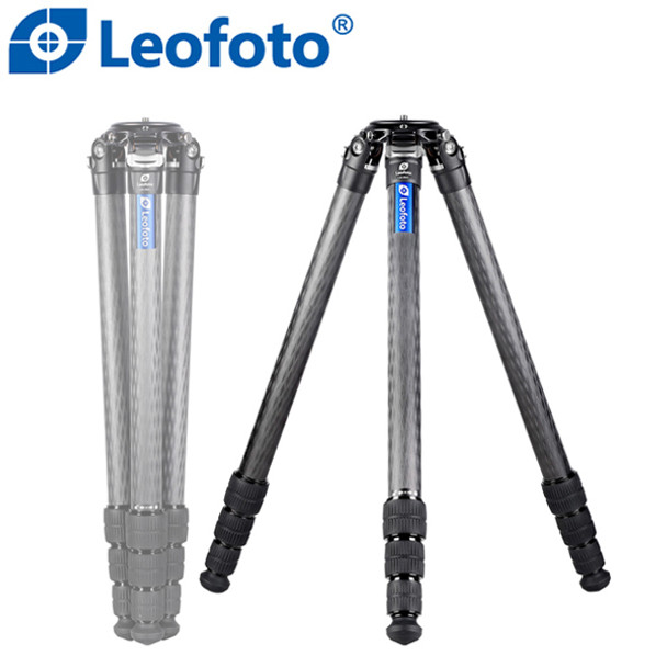 Leofoto LM-404CL Summit Series Super Large Carbon Fiber Tripod for Heavy Equipment (100mm Bowl , Max. Load 40kg , Twist Lock)