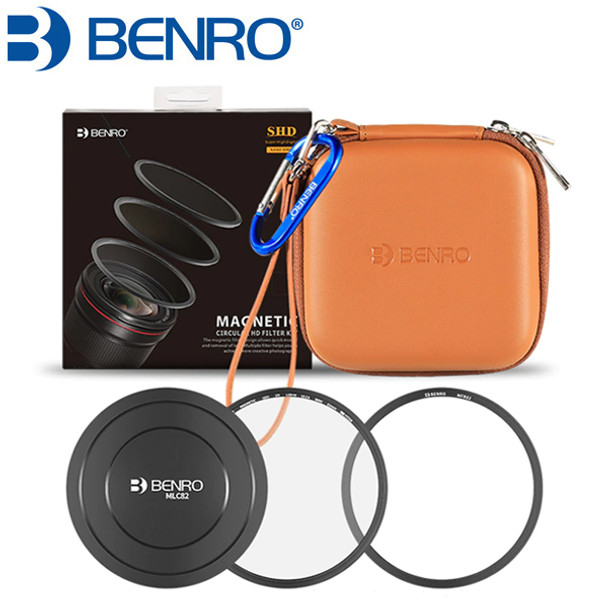 Benro SHDMUVH82K 82mm SHD Magnetic Circular Filter Kit (UV + Fixed Ring + Lens Cap + Filter Bag)