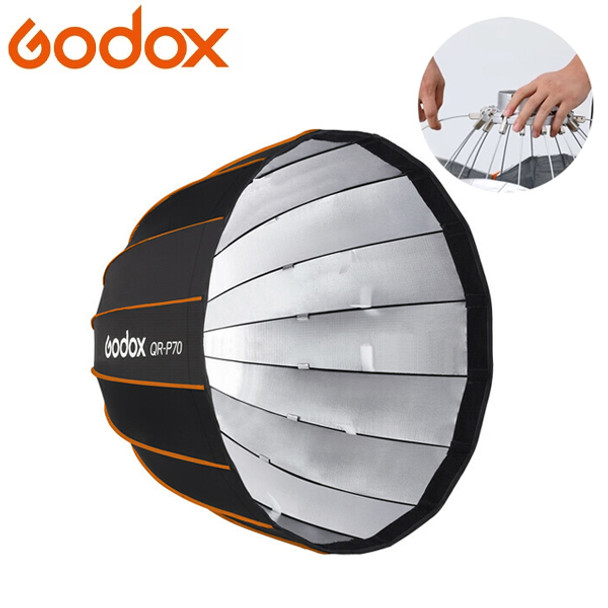 Godox QR-P70 70cm 16 Rods Parabolic Softbox + Bag