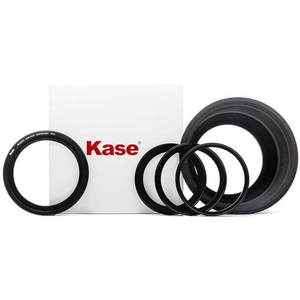 Kase Magnetic Circular Filter Lens Hood Set (with 82mm Magnetic Adapter Ring + 67-82mm , 72-82mm , 77-82mm Screwed Adapter Ring )