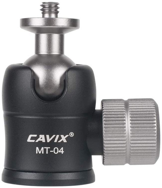 Cavix MT-04 Mini Ball Head with 1/4" Male Thread