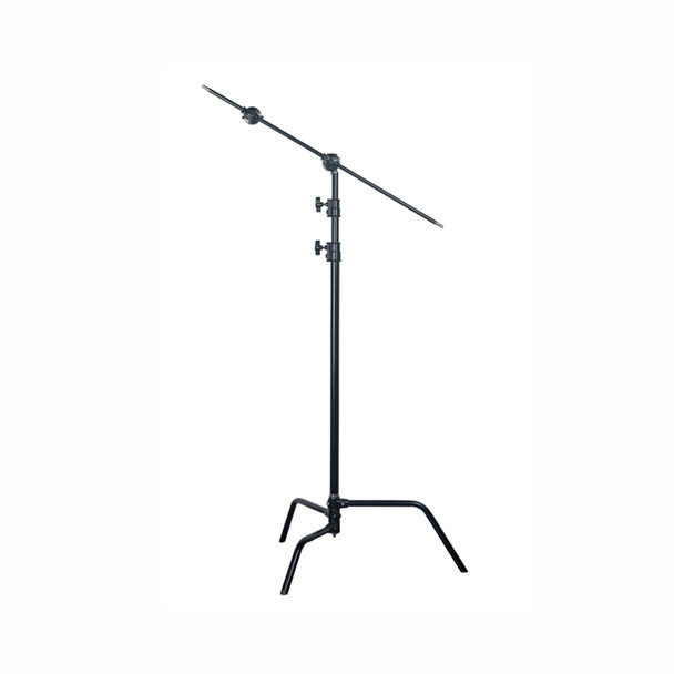 Fotolux SZ-Q4B C-Stand (Black Finish) with 107cm Boom Arm Kit for Professional Studio Use
