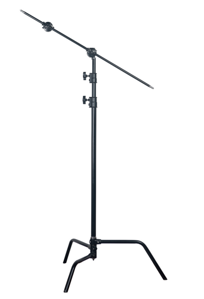 Fotolux J290C C-Stand (Black Finish) with 107cm Boom Arm Kit for Professional Studio Use