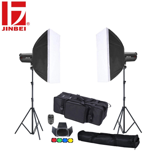 Jinbei DMII-4 2x 400Ws Digital Studio Flash Lighting Kit