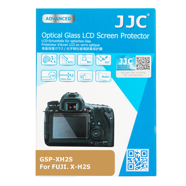 JJC GSP-XH2S Ultra-Thin Optical Glass LCD Screen Protector for Fujifilm X-H2S