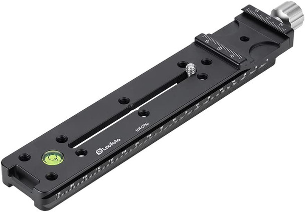 Leofoto NR-200 200mm Arca Swiss Nodal Slide Rail with Clamp