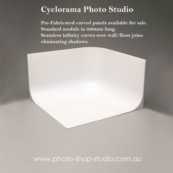 Fotolux FOT-CCC90 Cyclorama corner curved panel for photo studio