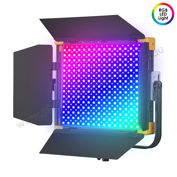 Godox LD150RS 150W PRO RGB SQ Panel Light with Barn Door (2500K-8500K)