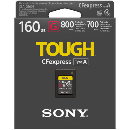 Sony TOUGH 160GB 800MB/s CFexpress Type A  Memory Card