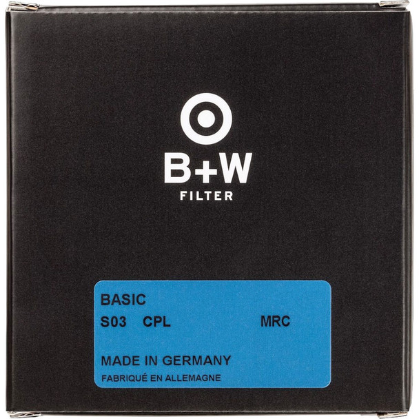 B+W 58mm BASIC S03 CPL MRC Filter #1100750 (Made in Germany)