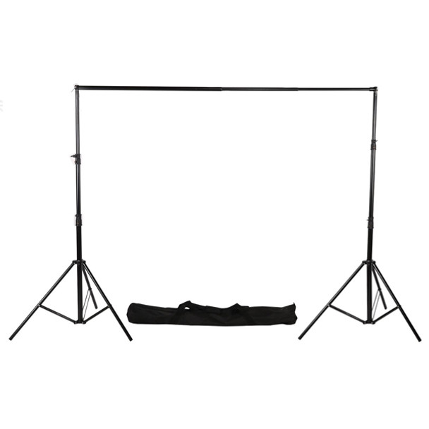 Fotolux SR-S017 Studio Background Support Kit with Telescopic Bar (3m wide x 2.8m tall)