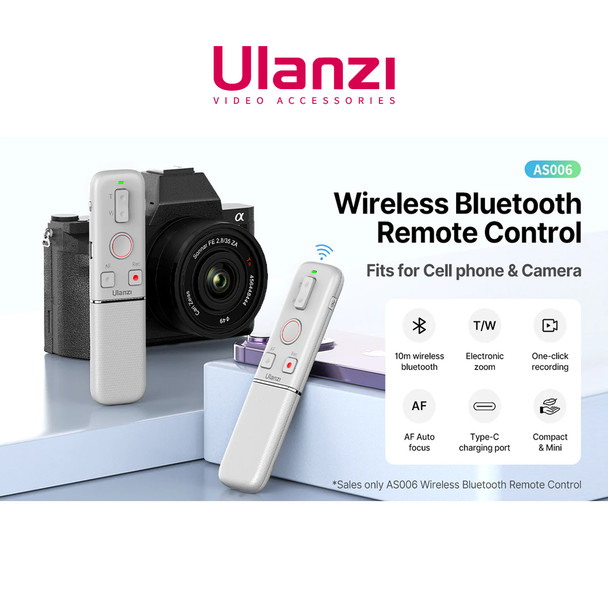 Ulanzi C003GBB1 AS006 Universal Wireless Bluetooth Remote Control