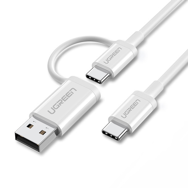 Ugreen US264 PD60W USB Type-C / USB A Cable (1m)