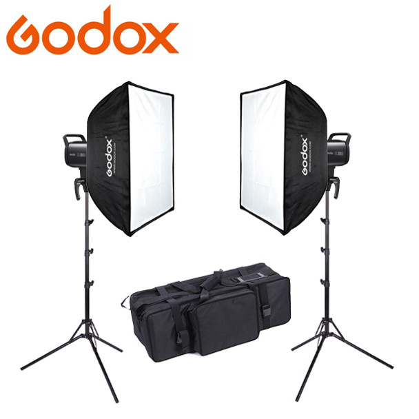 Godox 2x SL60IIBi 60W AC Power Compact LED Lighting Kit