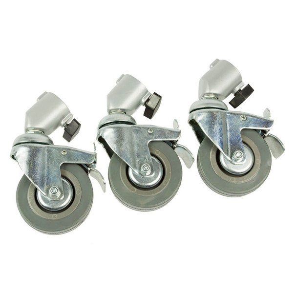 Fotolux SZ-C25 75mm 3-in-1 Light Stand Roller Wheels Caster Set ( Fits Max. Ø25mm legs)