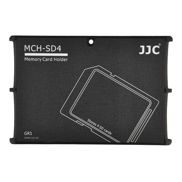 JJC MCH-SD4GR Memory Card Holder (Fits 4x SD Cards)