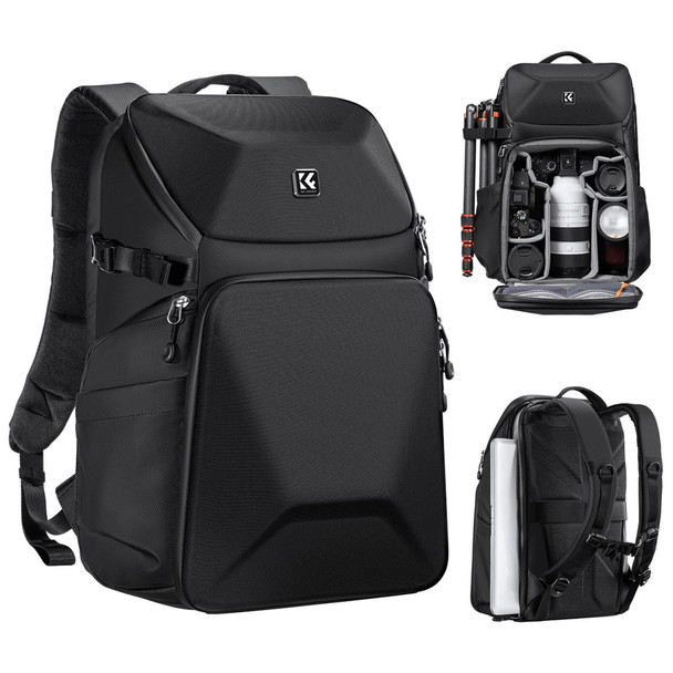 K&F Concept KF13.144 Beta Messenger 20L Large Camera Backpack with Front HardShell