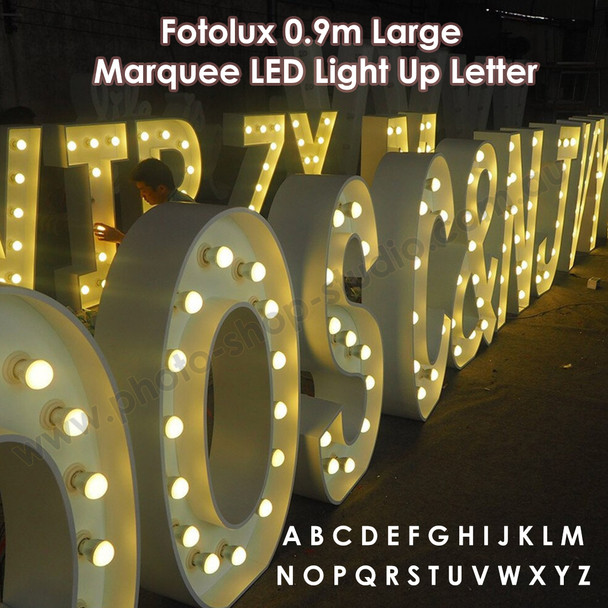  Fotolux 0.9m Large Marquee LED Light Up Letter