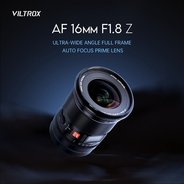 Viltrox AF 16mm F1.8 Z DF Full Frame Large Aperture Ultra Wide Angle Lens for Nikon Z-Mount