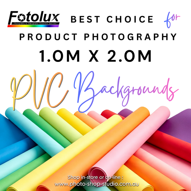 Fotolux 1m x 2m PVC Background Sheet for Products Photography