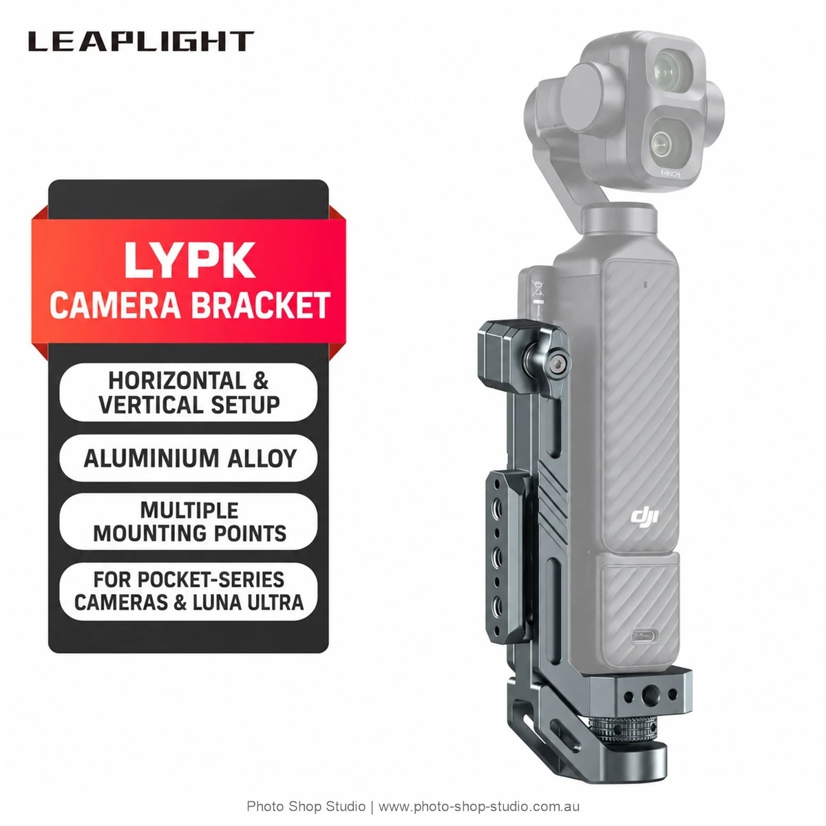 LEAPLIGHT LYPK grey bracket compatible camera application