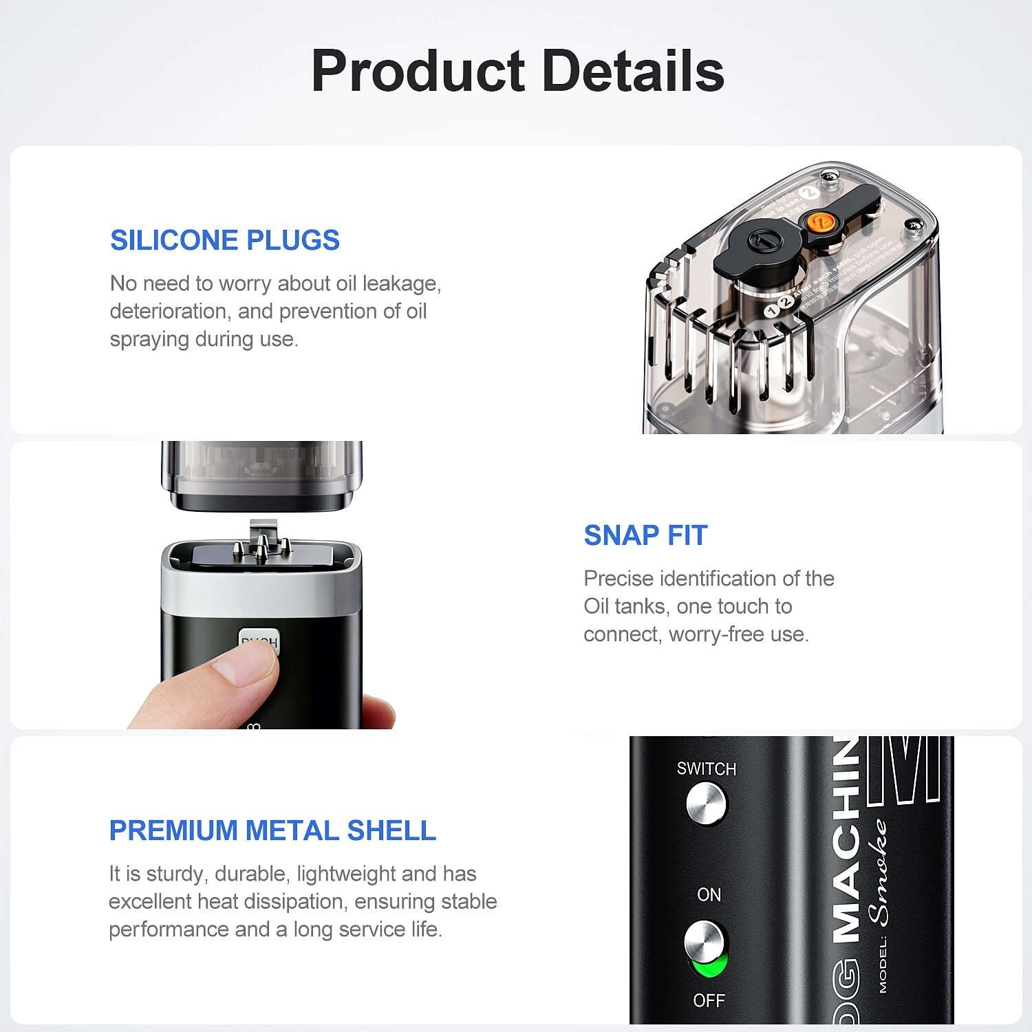 Lensgo Smoke M 30W Portable Fog Machine - detail 2