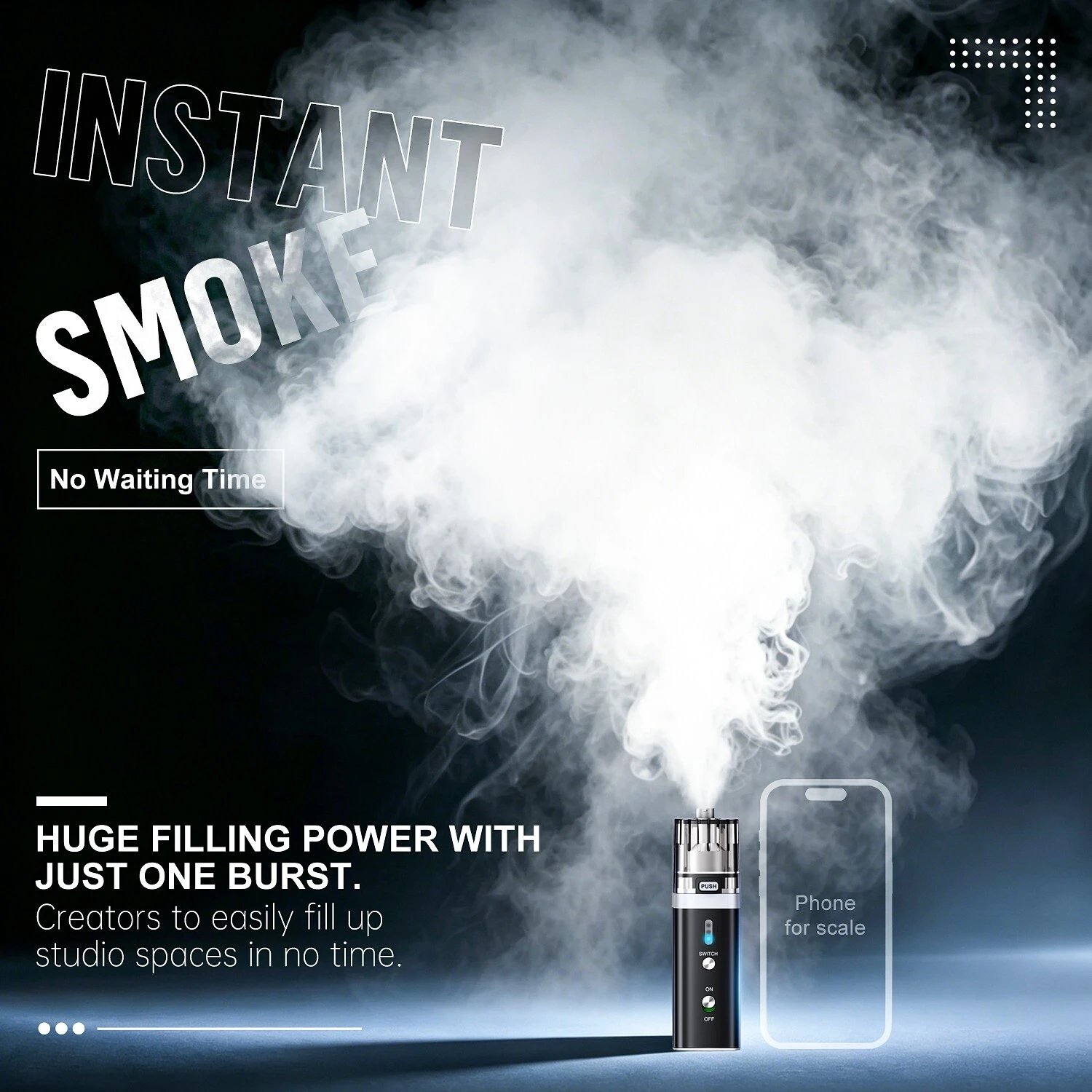 Lensgo Smoke M 30W Portable Fog Machine - detail 3