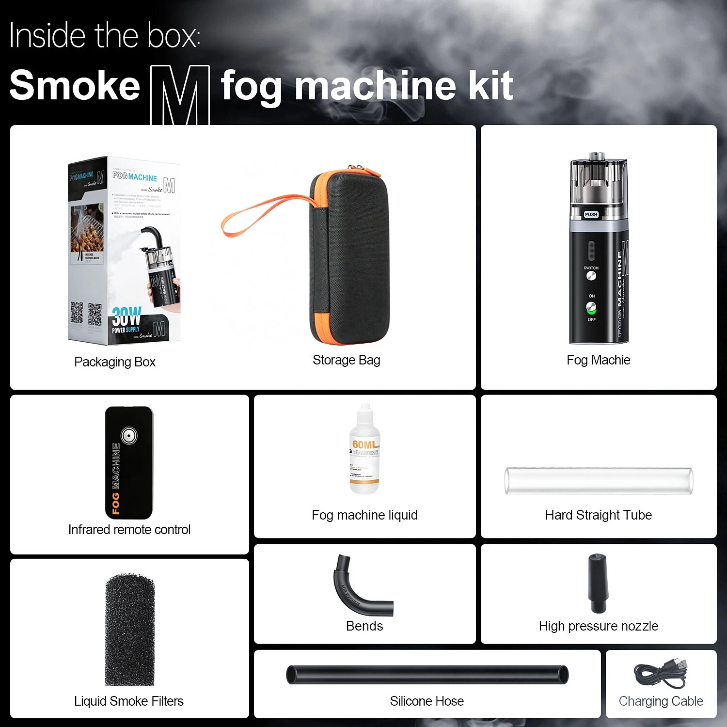 Lensgo Smoke M 30W Portable Fog Machine - detail 8