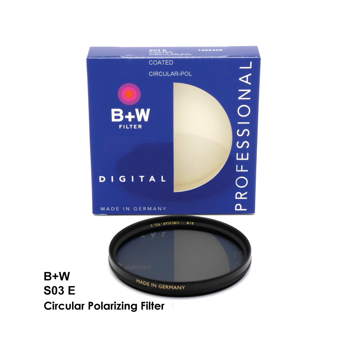 Filtre B+W 55mm Circular Polarizer MRC Basic (1100749) - Qualité Allemande