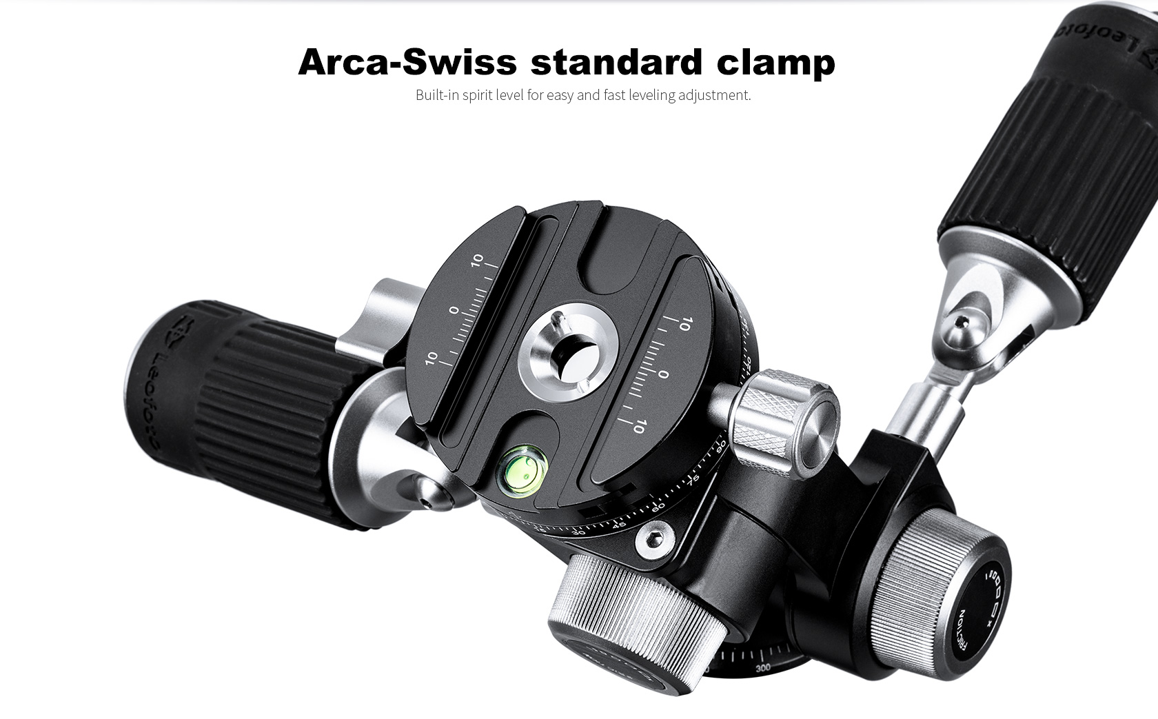 Leofoto FW-01R 4-Way Head with RH-2L Panning Clamp