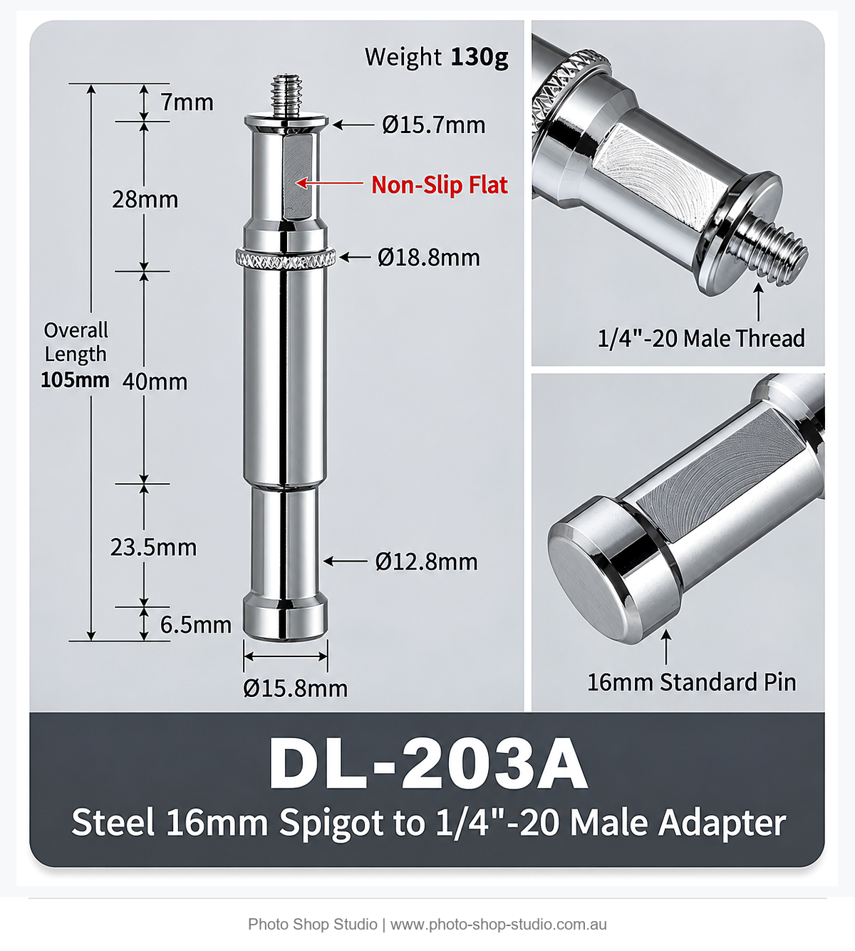 Fotolux DL-203A dimensions and specifications