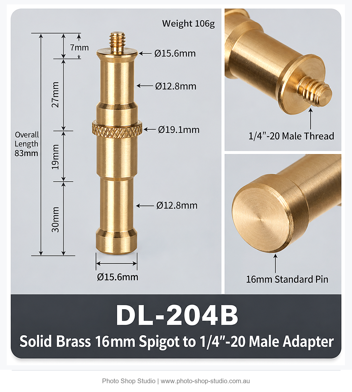 Fotolux DL-204B dimensions and specifications