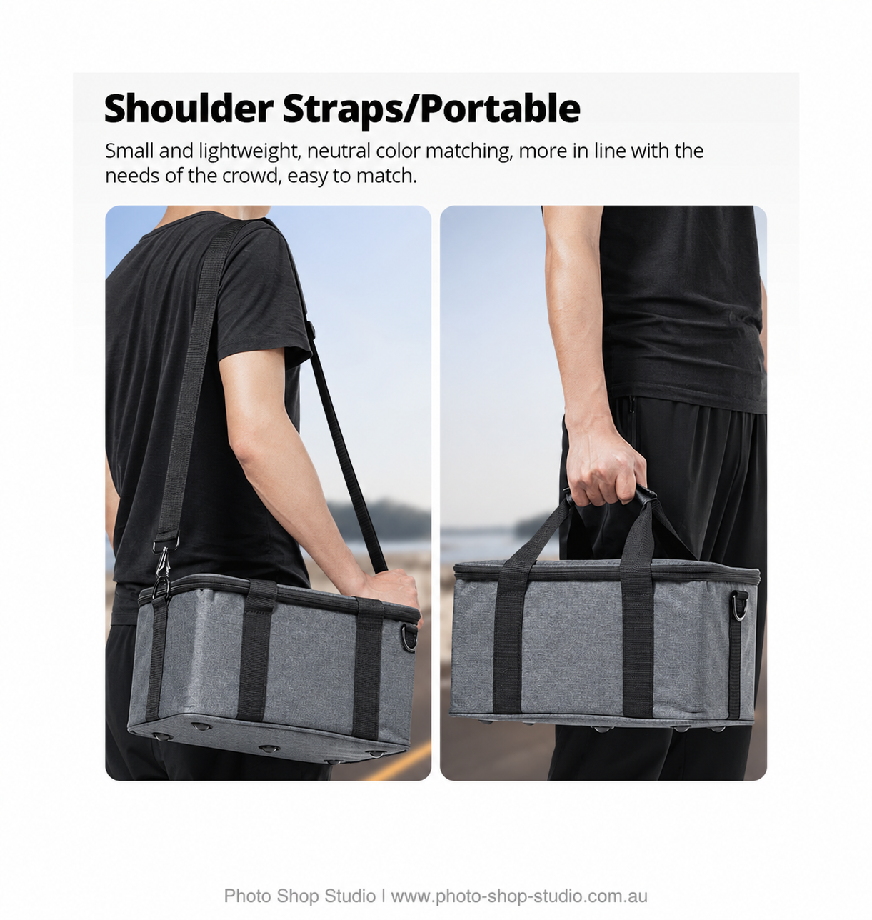 Fotolux PB18 Padded Photography Equipment Carry Bag with Shoulder Strap carrying or application scene