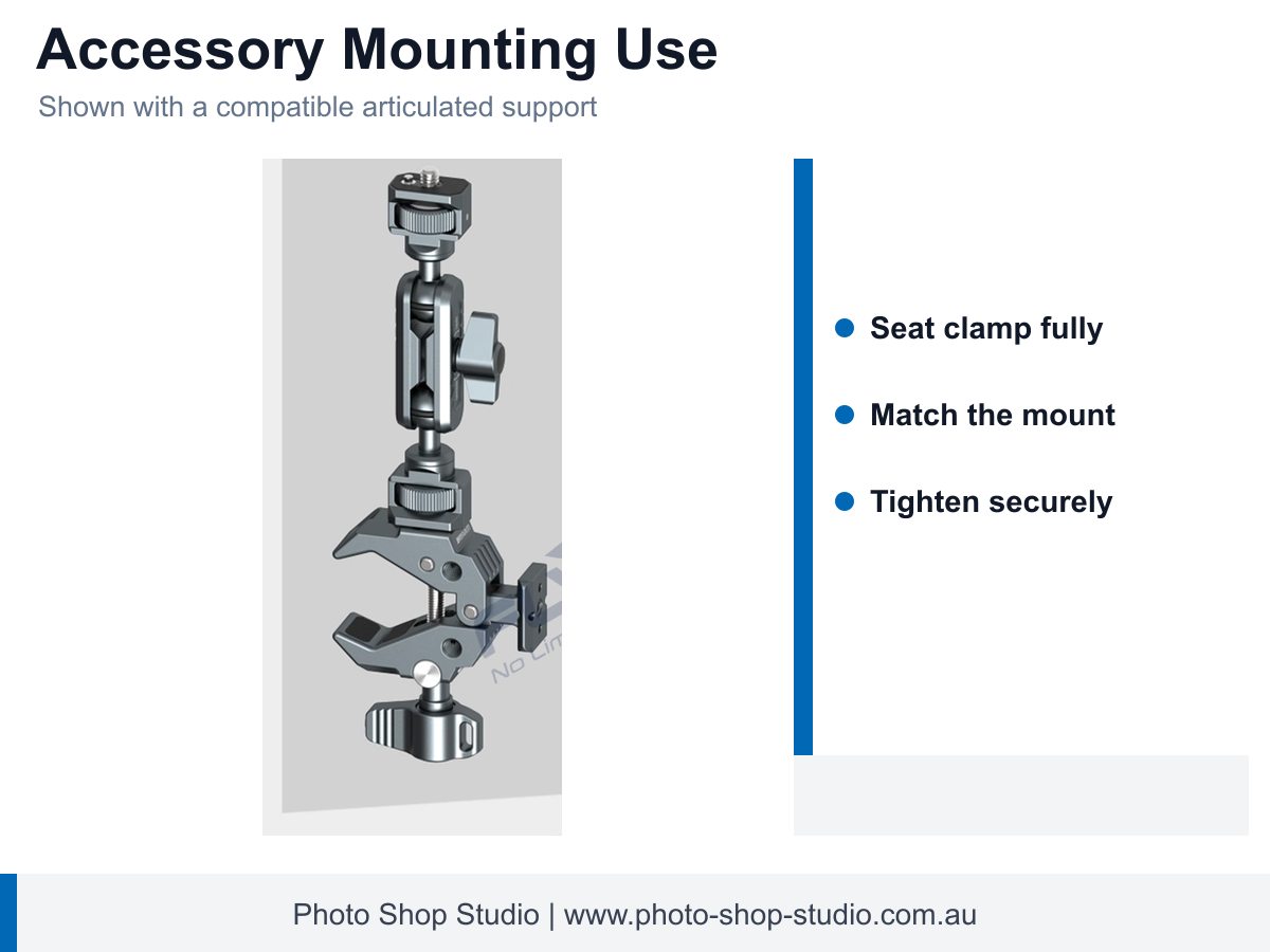 LEAPLIGHT LYM3 Multi-Purpose Super Clamp with NATO and 1/4-inch Mounts - application and compatibility