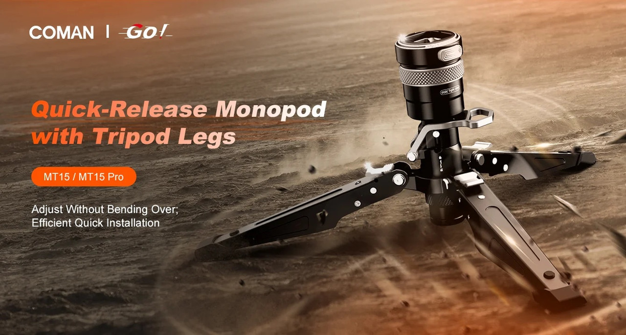 Coman MT15 Pro monopod foot support features